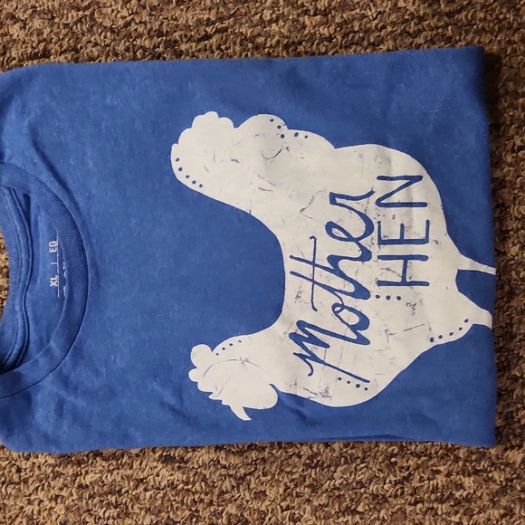 Mother Hen Blue T-shirt XL - Picture 5 of 5